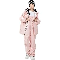 Amazon.co.jp: [HOTIAN] スノーボードウェア 上下セット レディース